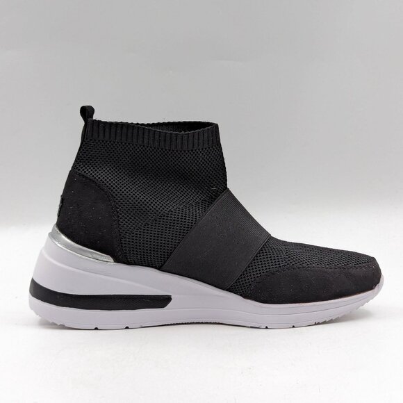 Mudd Women Georgina Knit Sock platform Black sneakers sz 8.5 - Picture 10 of 10